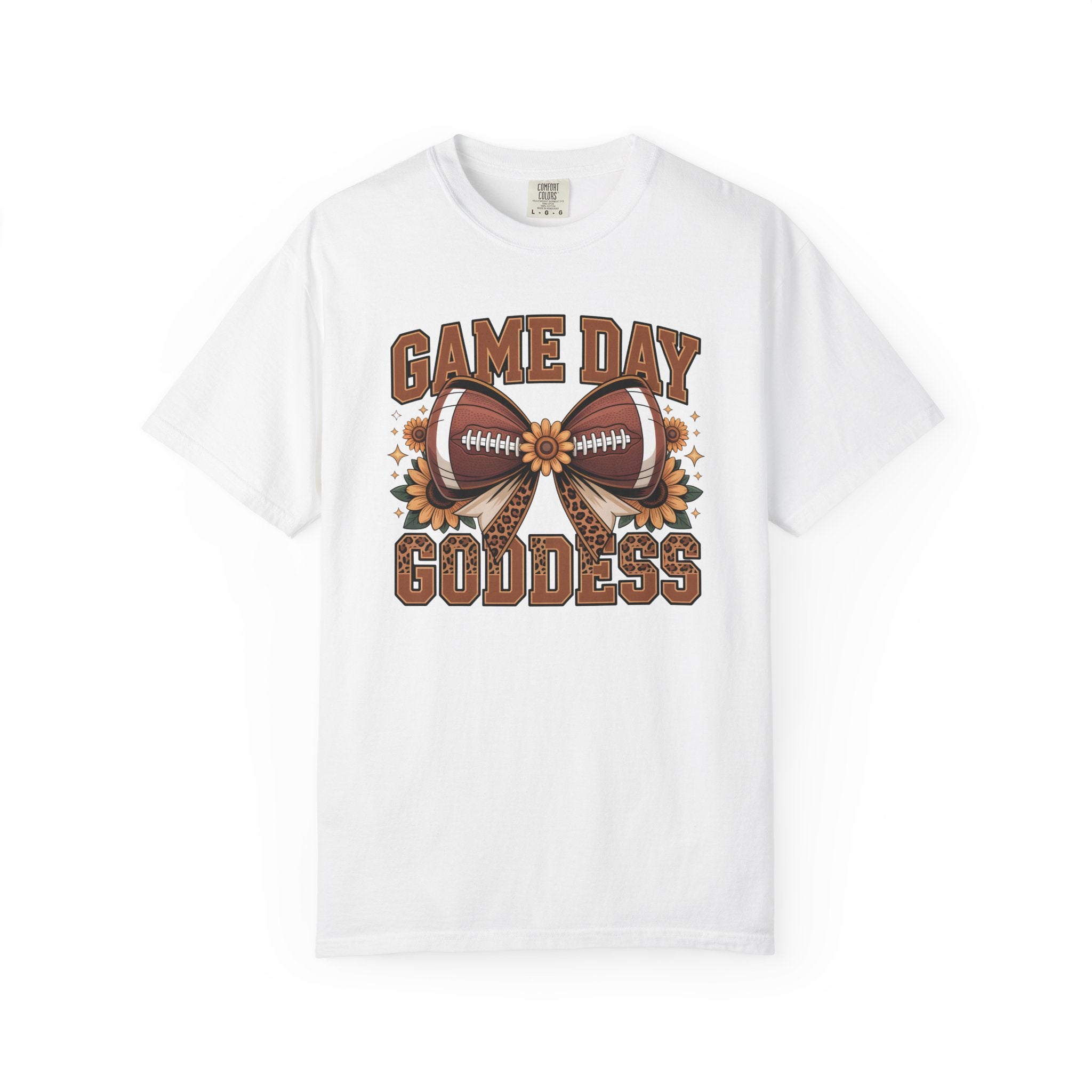 Comfort Colors®  Day Goddess T-Shirt | Football Fan Apparel, Sportswear, Game Day Outfit, Gift for Sports Lovers, Football Season Shirt