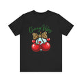 Cherry Vibes Short Sleeve Tee, Fun Graphic T-Shirt, Summer Style, Cute Gift for Friends, Party Top, Festival Wear