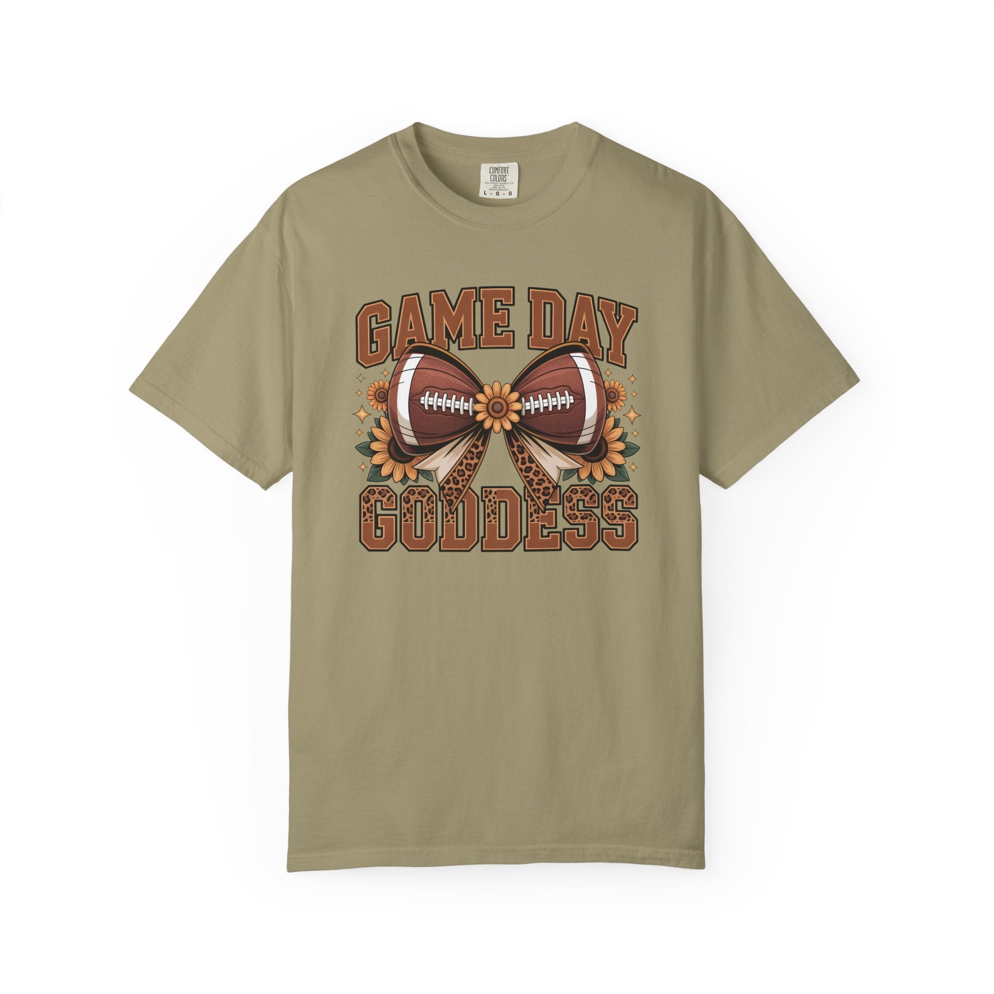 Comfort Colors®  Day Goddess T-Shirt | Football Fan Apparel, Sportswear, Game Day Outfit, Gift for Sports Lovers, Football Season Shirt