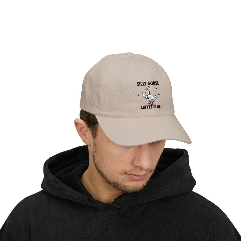 Silly Goose Dad Hat | Embroidered Baseball Cap | Funny Goose Gift | Unisex Adjustable Hat | Baseball Hat| Coffee Club Hat| Animal Lover Hat