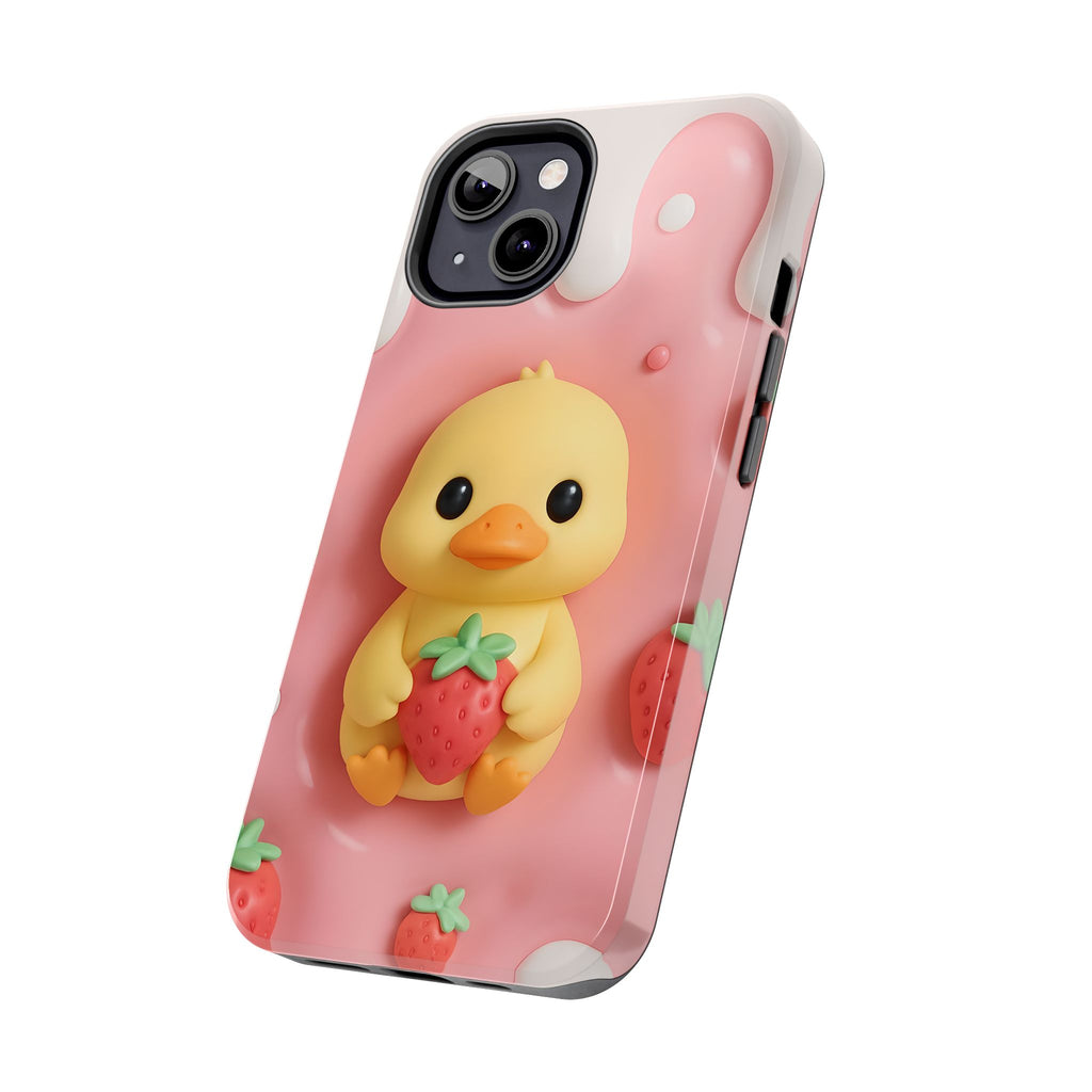 Cute Duck Phone Case for iPhone 17, 16, 15, 14, 13, iPhone Pro 16, 15, 14, 13, iPhone Pro Max 16, 15, 14, 13, Samsung S24, S23, S22, S21