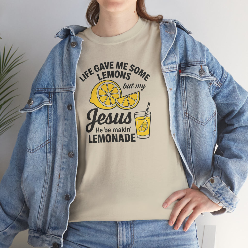 Jesus Lemonade Christian TShirt, Unisex Faith Tee