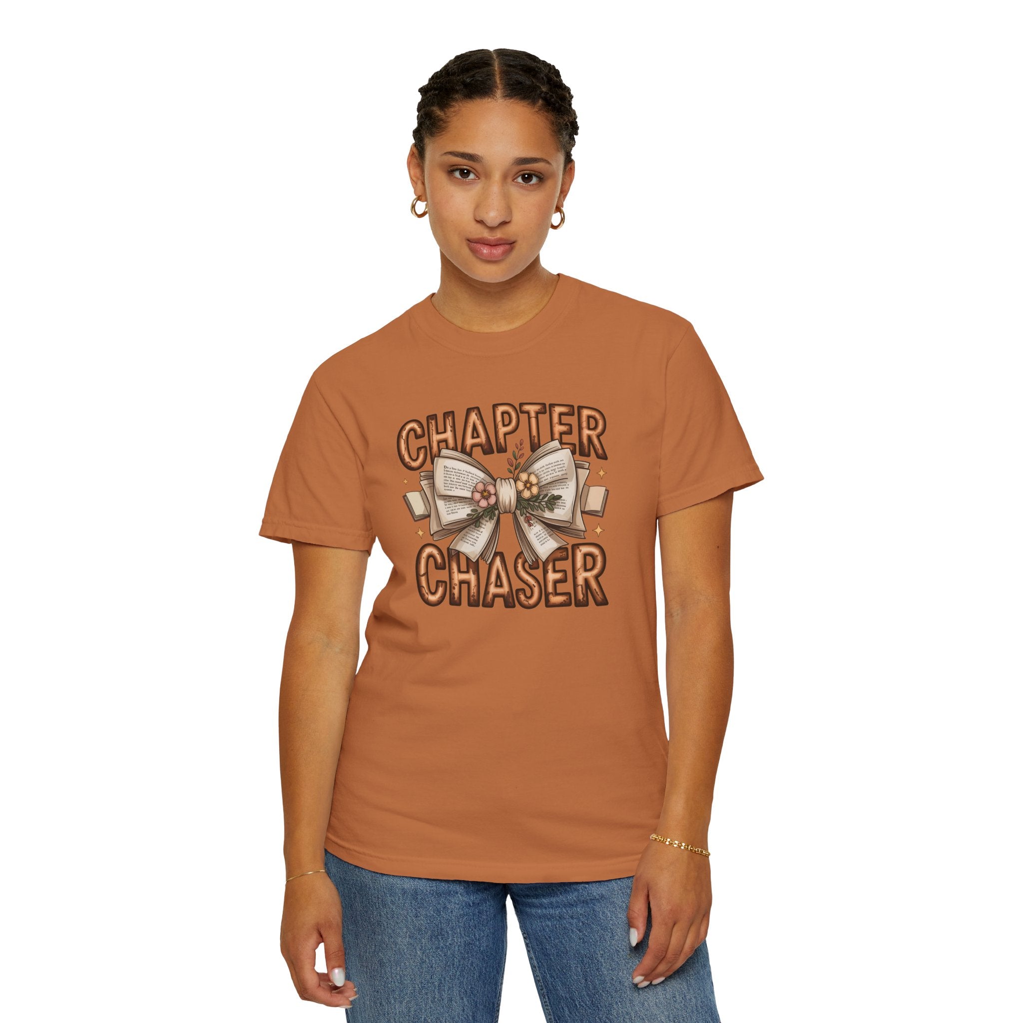 Comfort Colors® Chapter Chaser Garment-Dyed T-shirt - Cozy Gift for Book Lovers, Reading Enthusiasts, Book Club Shirt