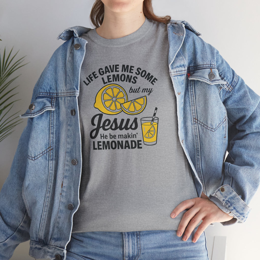 Jesus Lemonade Christian TShirt, Unisex Faith Tee