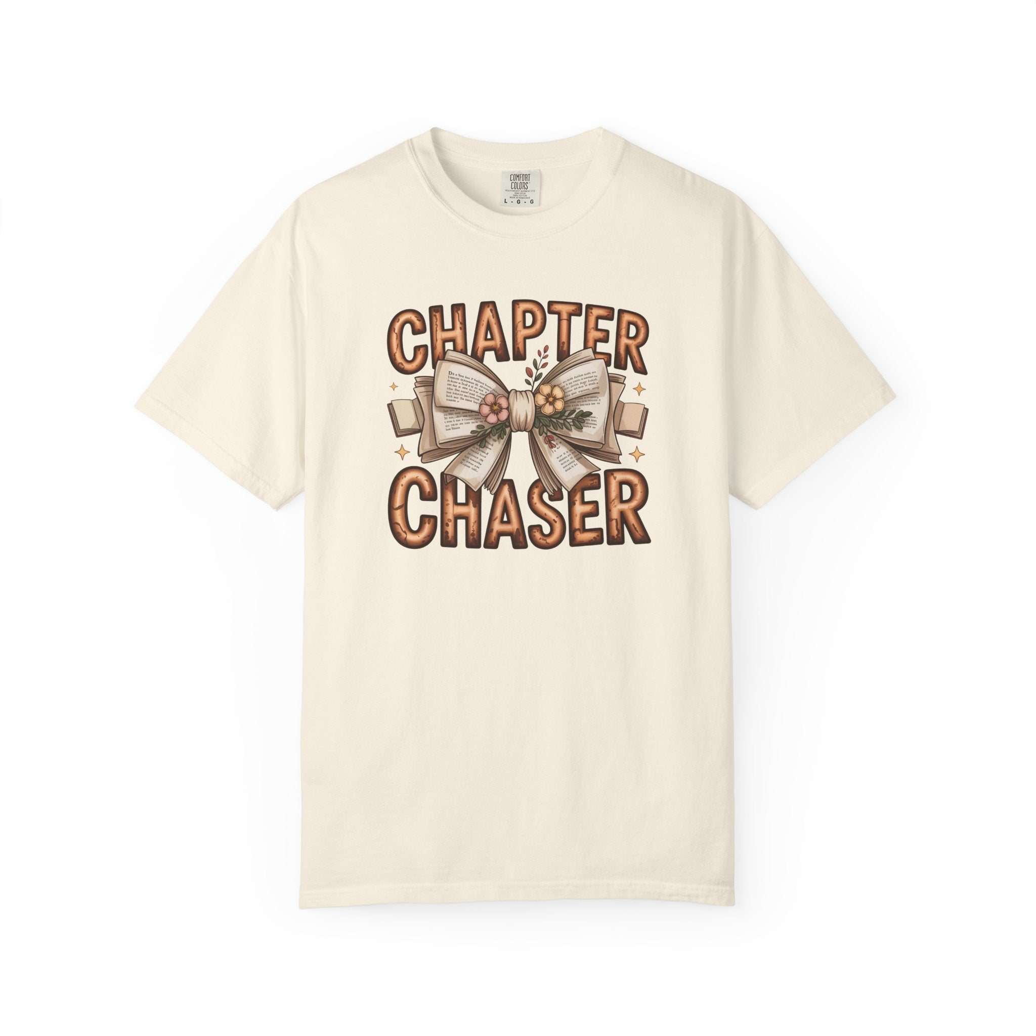 Comfort Colors® Chapter Chaser Garment-Dyed T-shirt - Cozy Gift for Book Lovers, Reading Enthusiasts, Book Club Shirt