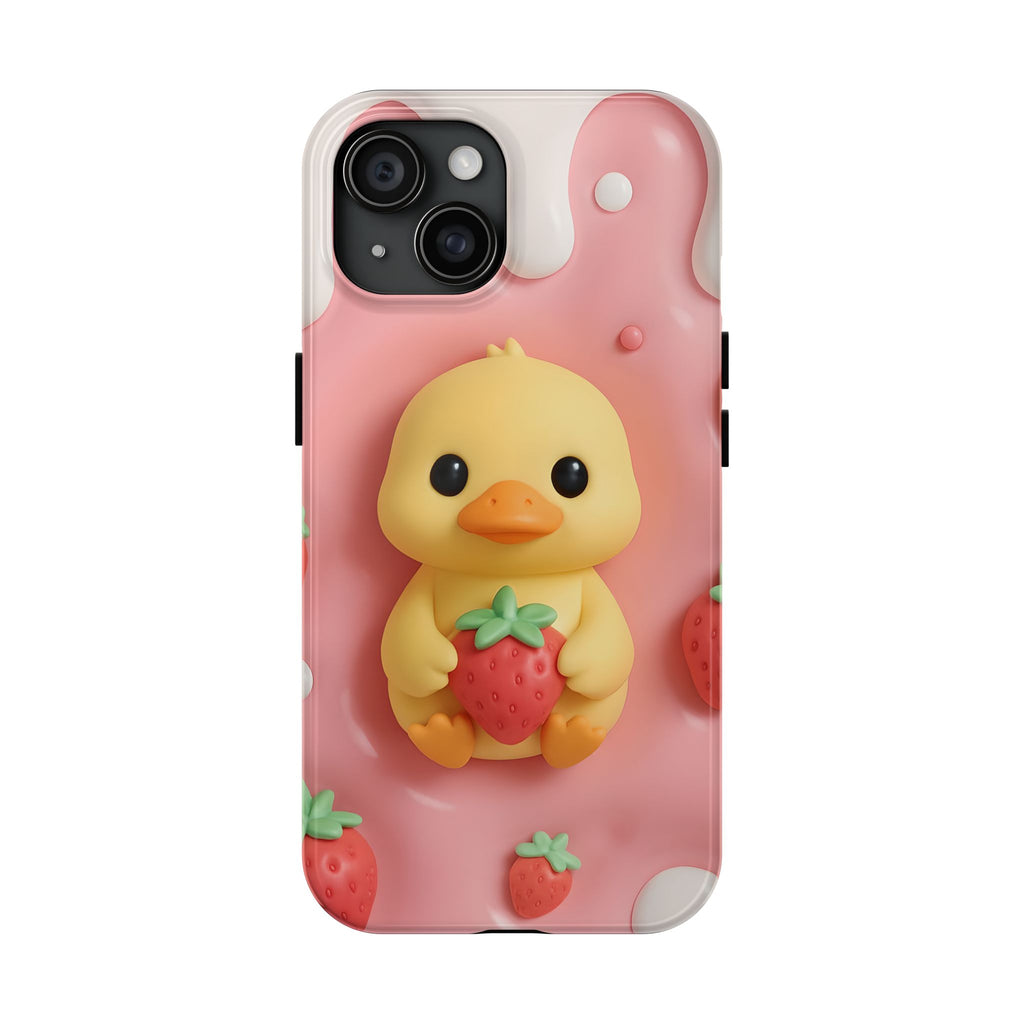 Cute Duck Phone Case for iPhone 17, 16, 15, 14, 13, iPhone Pro 16, 15, 14, 13, iPhone Pro Max 16, 15, 14, 13, Samsung S24, S23, S22, S21