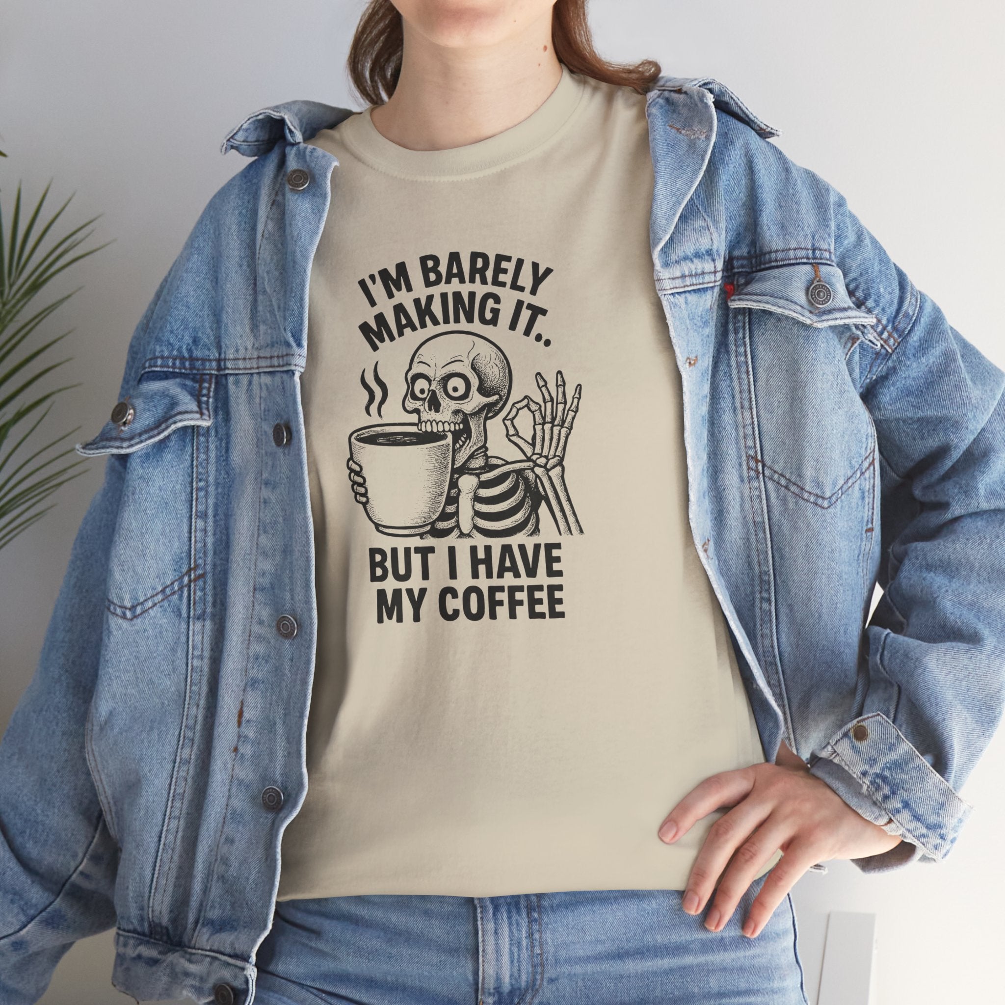 Coffee Skeleton Tee, Funny Graphic T-Shirt for Coffee Lovers, Unisex Heavy Cotton Tee, Perfect for Casual Outings, Gifts for Him/Her, [...]