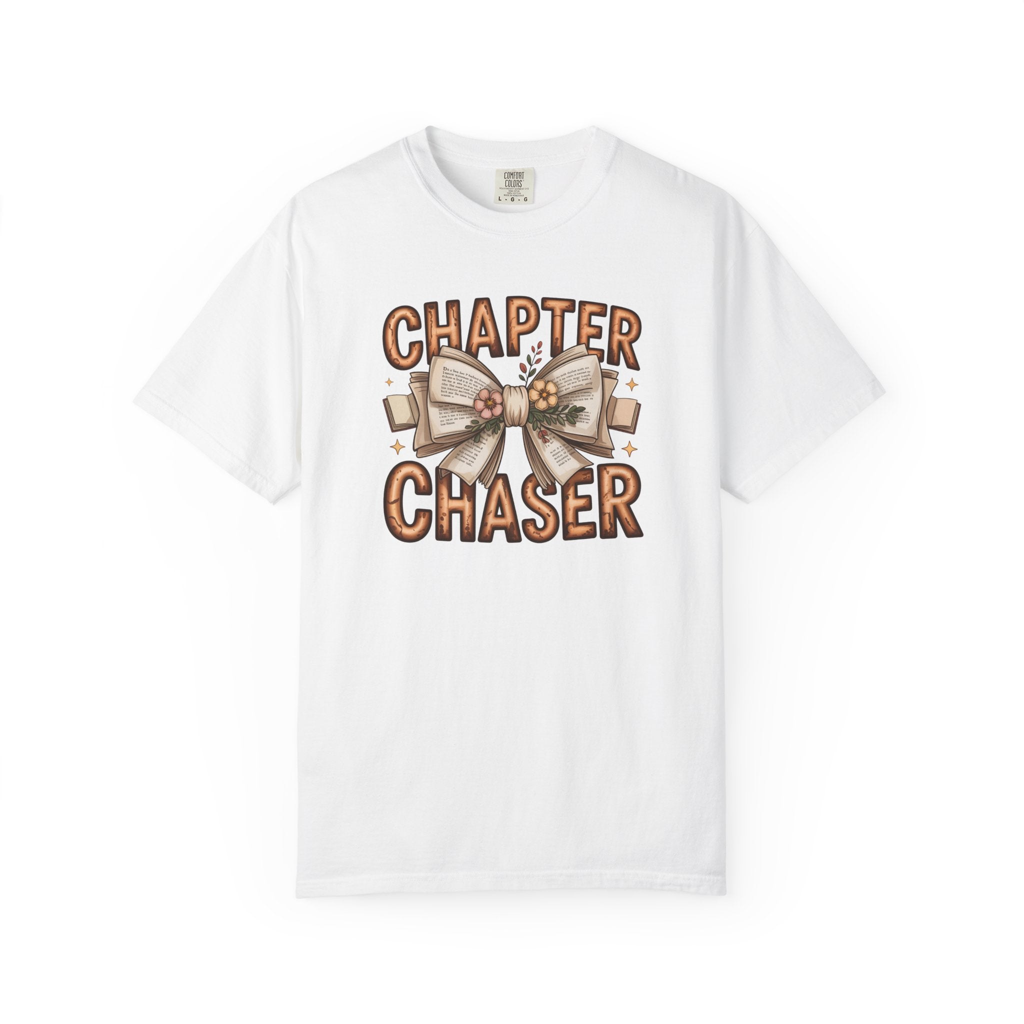 Comfort Colors® Chapter Chaser Garment-Dyed T-shirt - Cozy Gift for Book Lovers, Reading Enthusiasts, Book Club Shirt