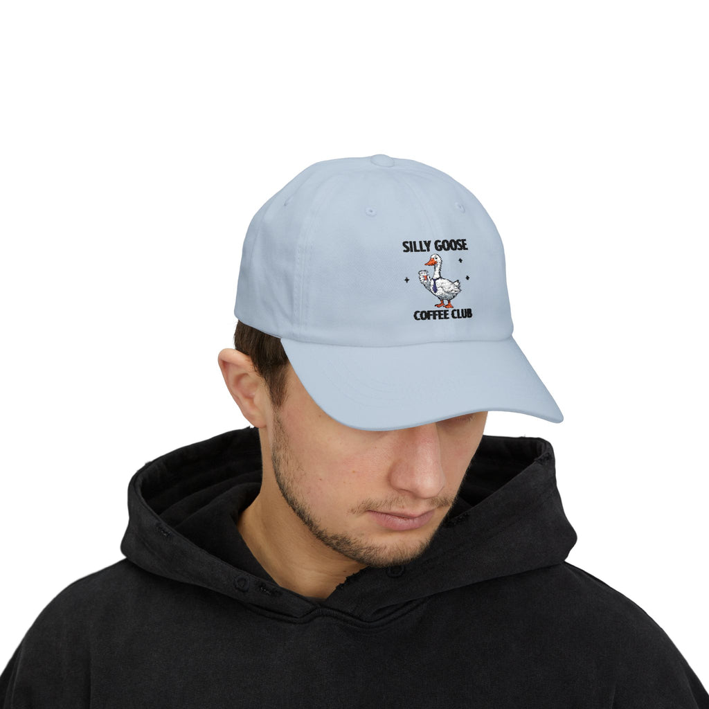 Silly Goose Dad Hat | Embroidered Baseball Cap | Funny Goose Gift | Unisex Adjustable Hat | Baseball Hat| Coffee Club Hat| Animal Lover Hat