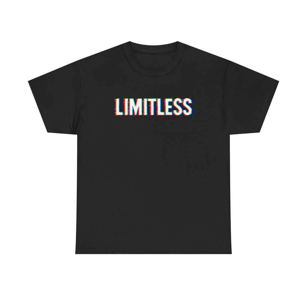 Limitless Unisex Heavy Cotton Tee, Motivational Shirt, Casual Wear, Gifts for Him/Her, Streetwear Fashion, Confidence Statement Tee