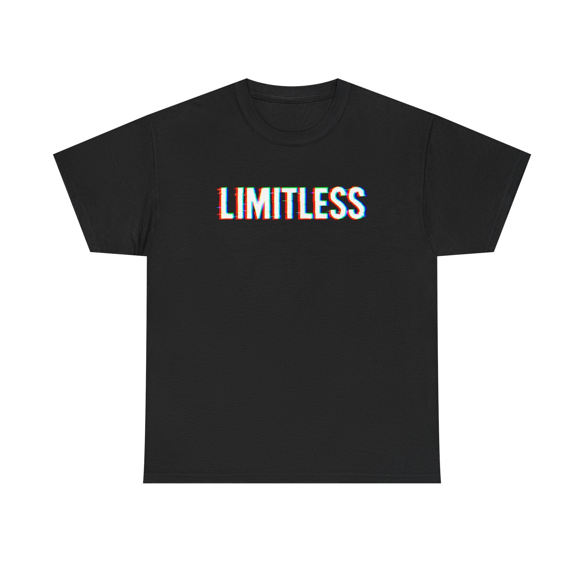 Limitless Unisex Heavy Cotton Tee, Motivational Shirt, Casual Wear, Gifts for Him/Her, Streetwear Fashion, Confidence Statement Tee