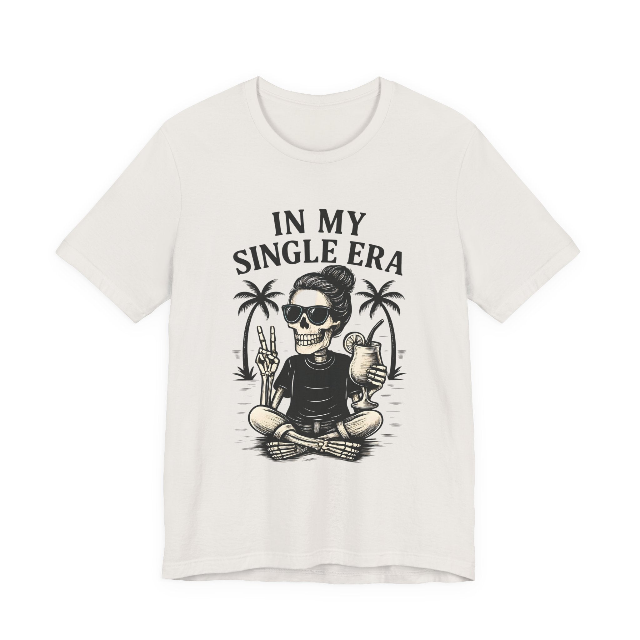 Skeleton Single Era Shirt, Funny Single Life Tee, Anti-Valentine Gift, Divorce Party Shirt, Humorous Skeleton Tee, Edgy Single Era Apparel