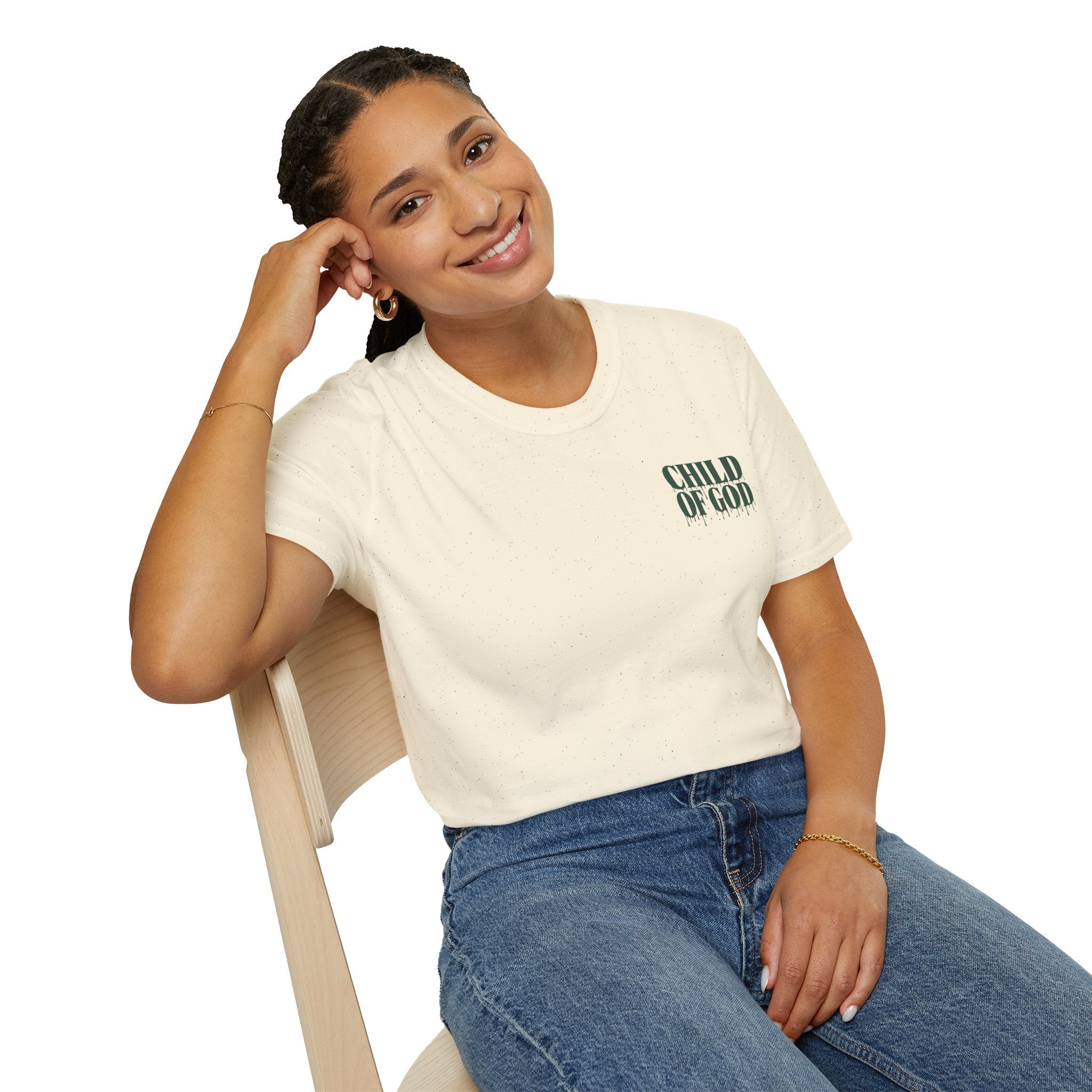 Child of God T-Shirt — Back and Front Design, Galatians 3:26