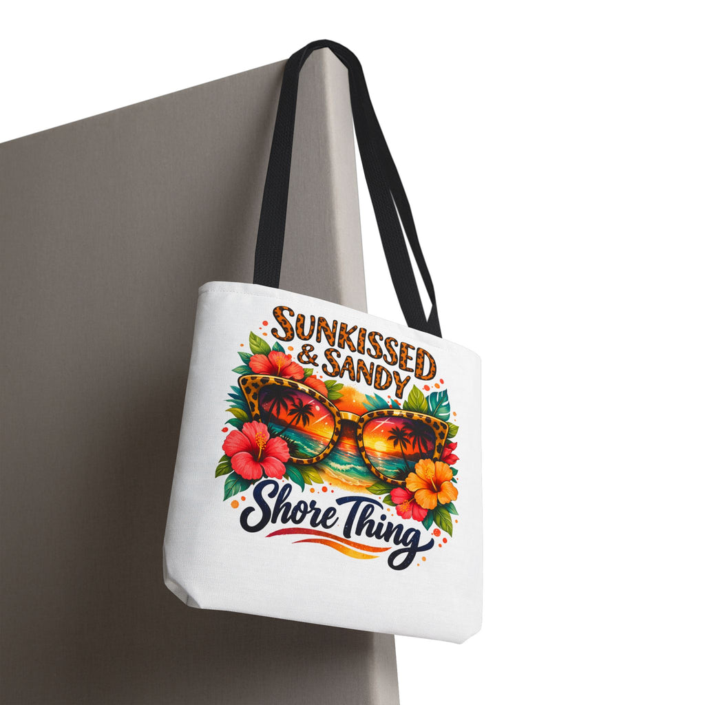 Sunkissed & Sandy Shore Thing Tote | Beach Sunglasses Hibiscus Design