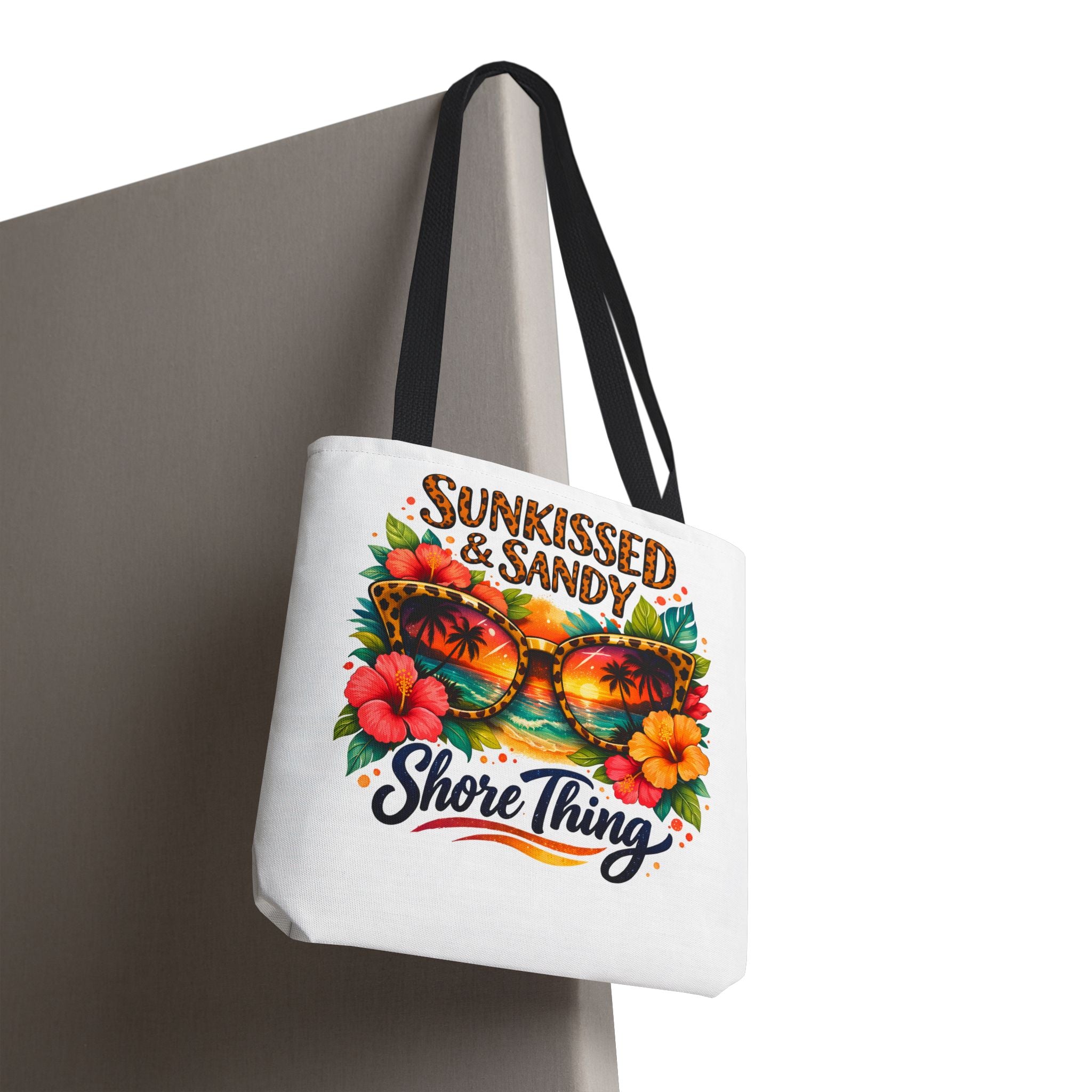 Sunkissed & Sandy Shore Thing Tote | Beach Sunglasses Hibiscus Design