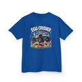 Egg Crusher Kids T-Shirt — Monster Truck Easter Tee for Boys & Girls