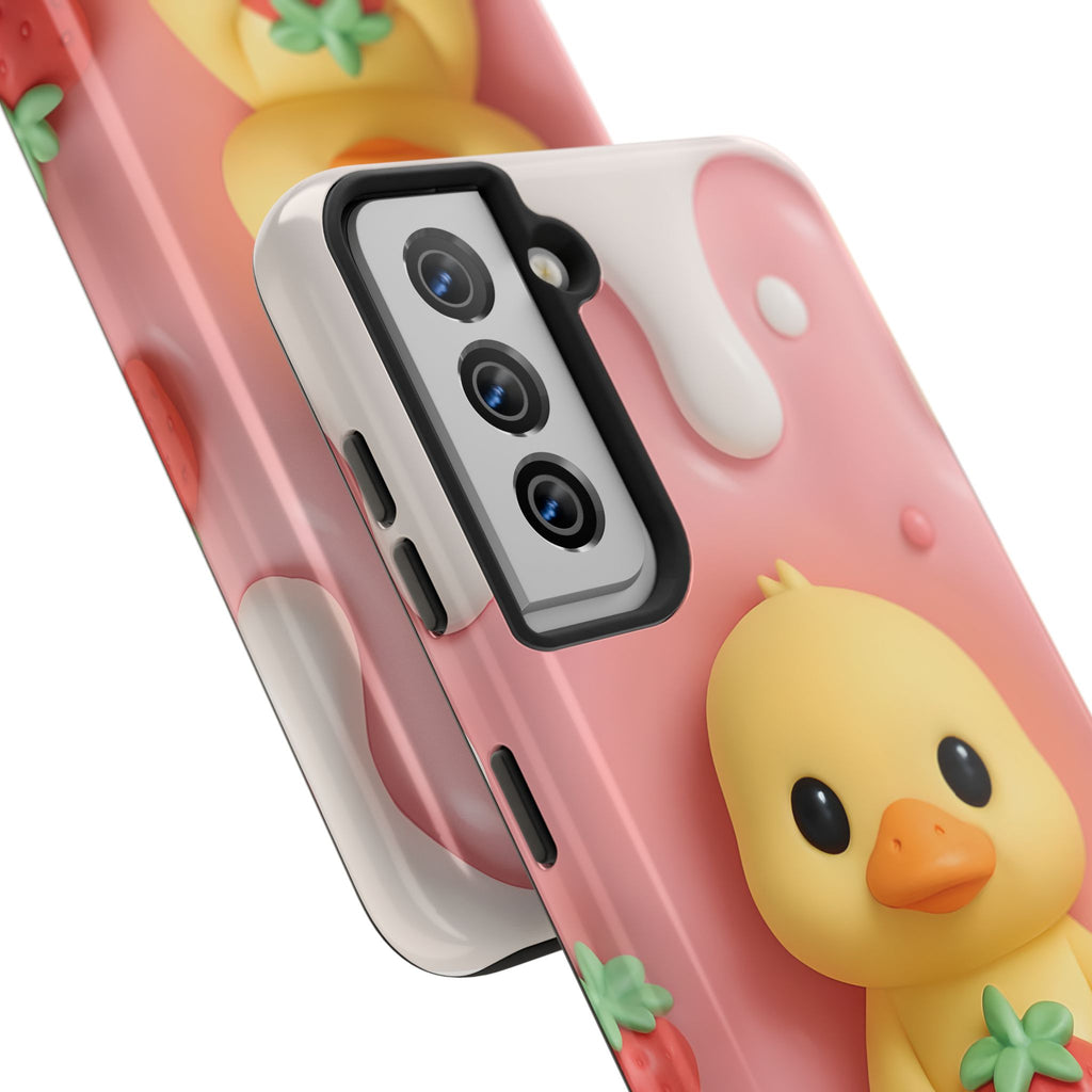 Cute Duck Phone Case for iPhone 17, 16, 15, 14, 13, iPhone Pro 16, 15, 14, 13, iPhone Pro Max 16, 15, 14, 13, Samsung S24, S23, S22, S21