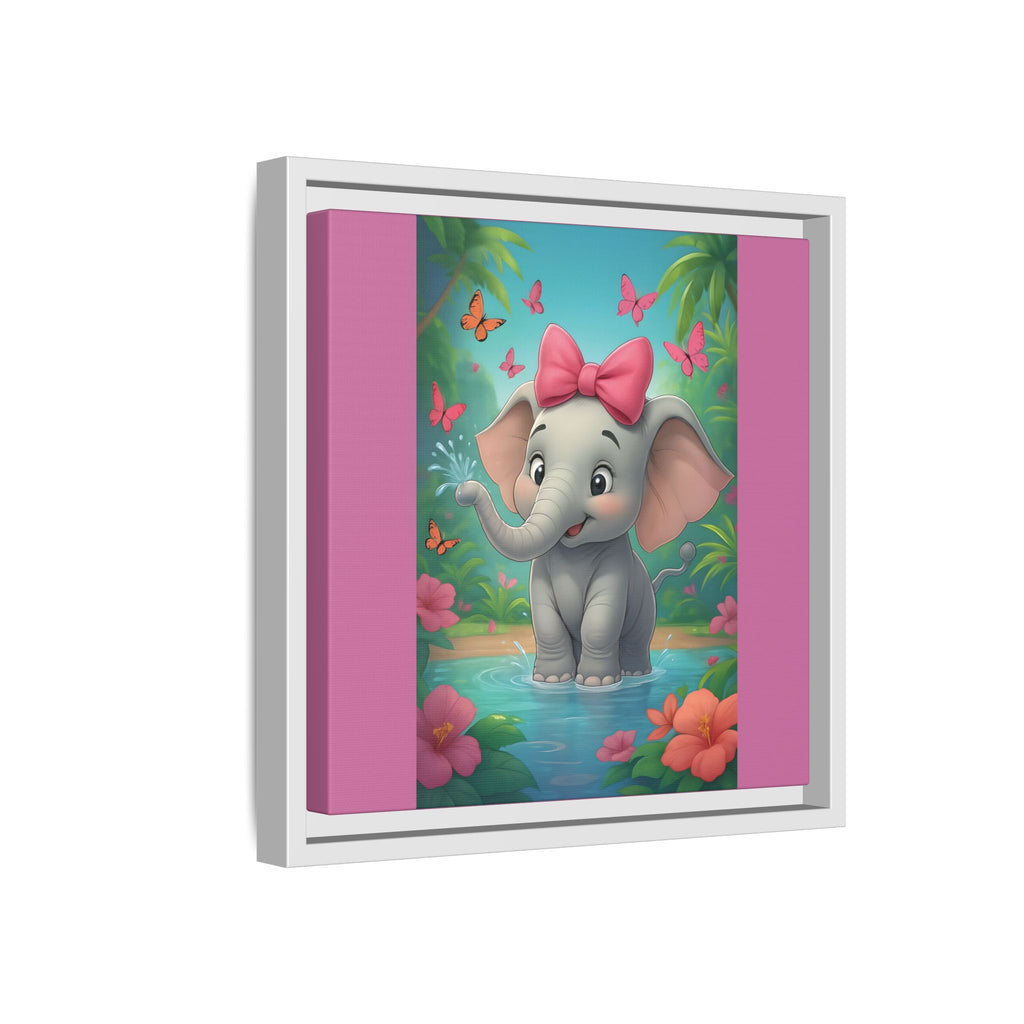 Framed Kids Elephant Wall Print, Kids Bedroom Art, Nursery Art, Baby Room Decor, Animal Art, Child's Room Gift, Playroom Wall Art