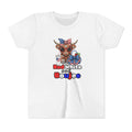 Youth Short Sleeve Tee - 'Red White and Boujee' Patriotic T-Shirt for Kids, Fun Summer Apparel, Ideal for 4th of July, BBQs, Family [...]