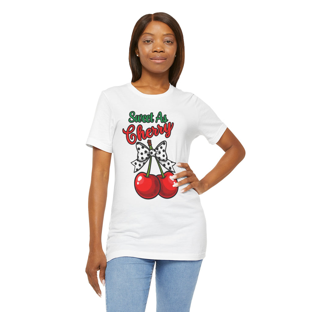 Sweet As Cherry Tee | Cute Summer Shirt, Casual Gift, Trendy Graphic Tee, Fun Fruit T-Shirt, Cherry Lover Apparel