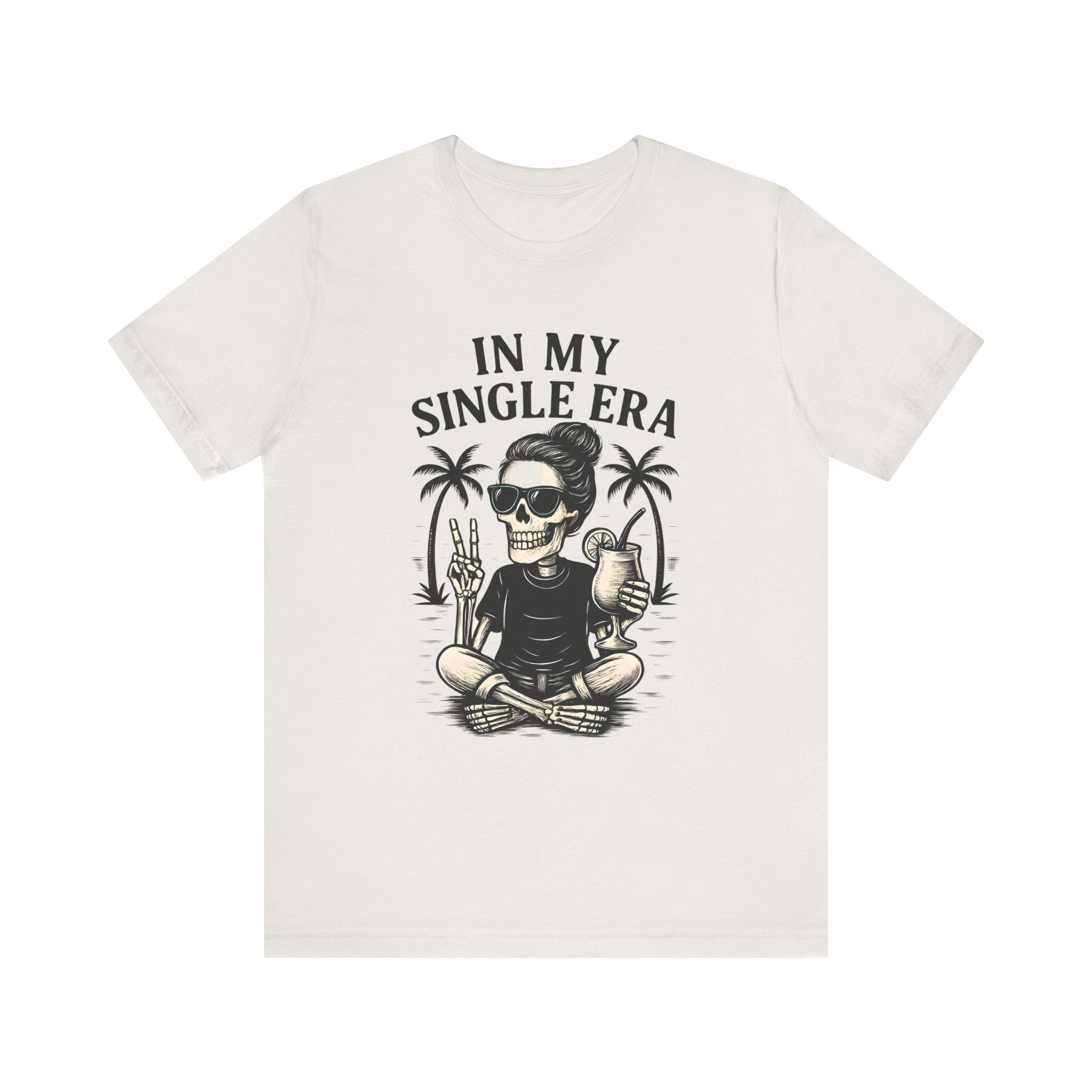 Skeleton Single Era Shirt, Funny Single Life Tee, Anti-Valentine Gift, Divorce Party Shirt, Humorous Skeleton Tee, Edgy Single Era Apparel