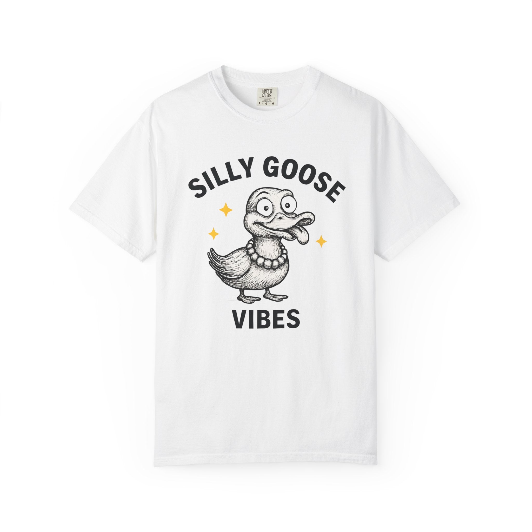 Silly Goose Comfort Colors Shirt, Got Too Silly Funny Goose Tee, Unisex Comfort Colors Funny Meme T-Shirt, Sarcastic Animal Lover Gift
