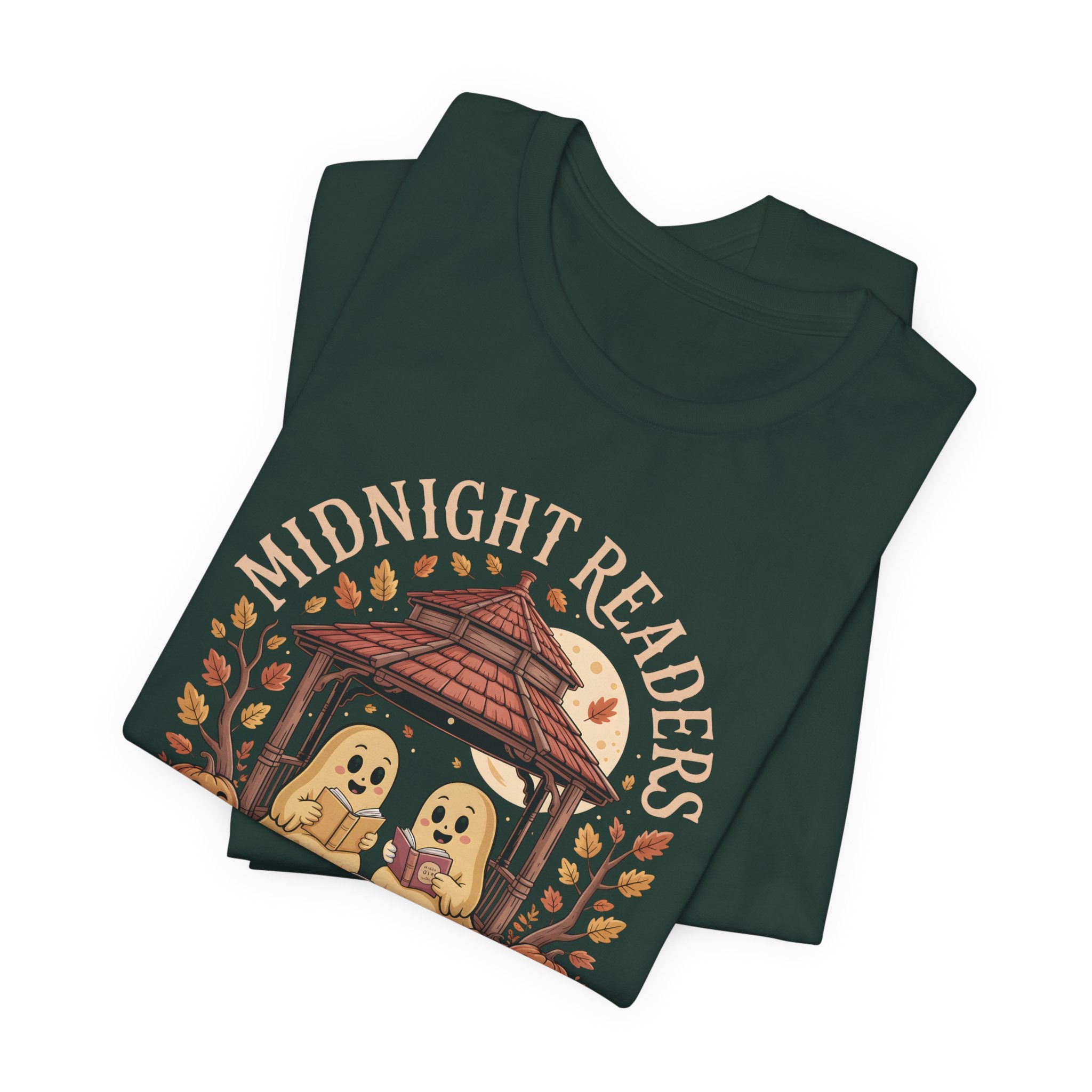 Midnight Readers Tee - Cozy Halloween Shirt, Reading Gifts, Book Lovers Tee, Fall Apparel, Spooky Season Outfit