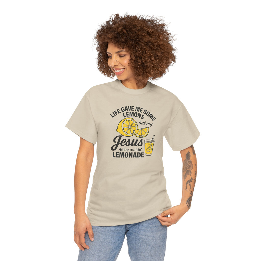 Jesus Lemonade Christian TShirt, Unisex Faith Tee