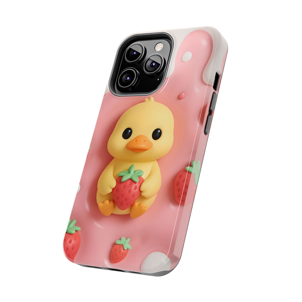 Cute Duck Phone Case for iPhone 17, 16, 15, 14, 13, iPhone Pro 16, 15, 14, 13, iPhone Pro Max 16, 15, 14, 13, Samsung S24, S23, S22, S21