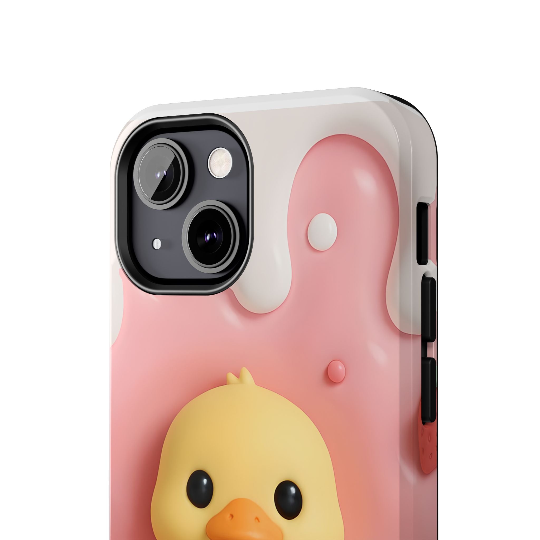 Cute Duck Phone Case for iPhone 17, 16, 15, 14, 13, iPhone Pro 16, 15, 14, 13, iPhone Pro Max 16, 15, 14, 13, Samsung S24, S23, S22, S21