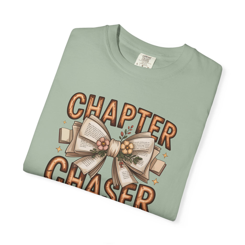 Comfort Colors® Chapter Chaser Garment-Dyed T-shirt - Cozy Gift for Book Lovers, Reading Enthusiasts, Book Club Shirt