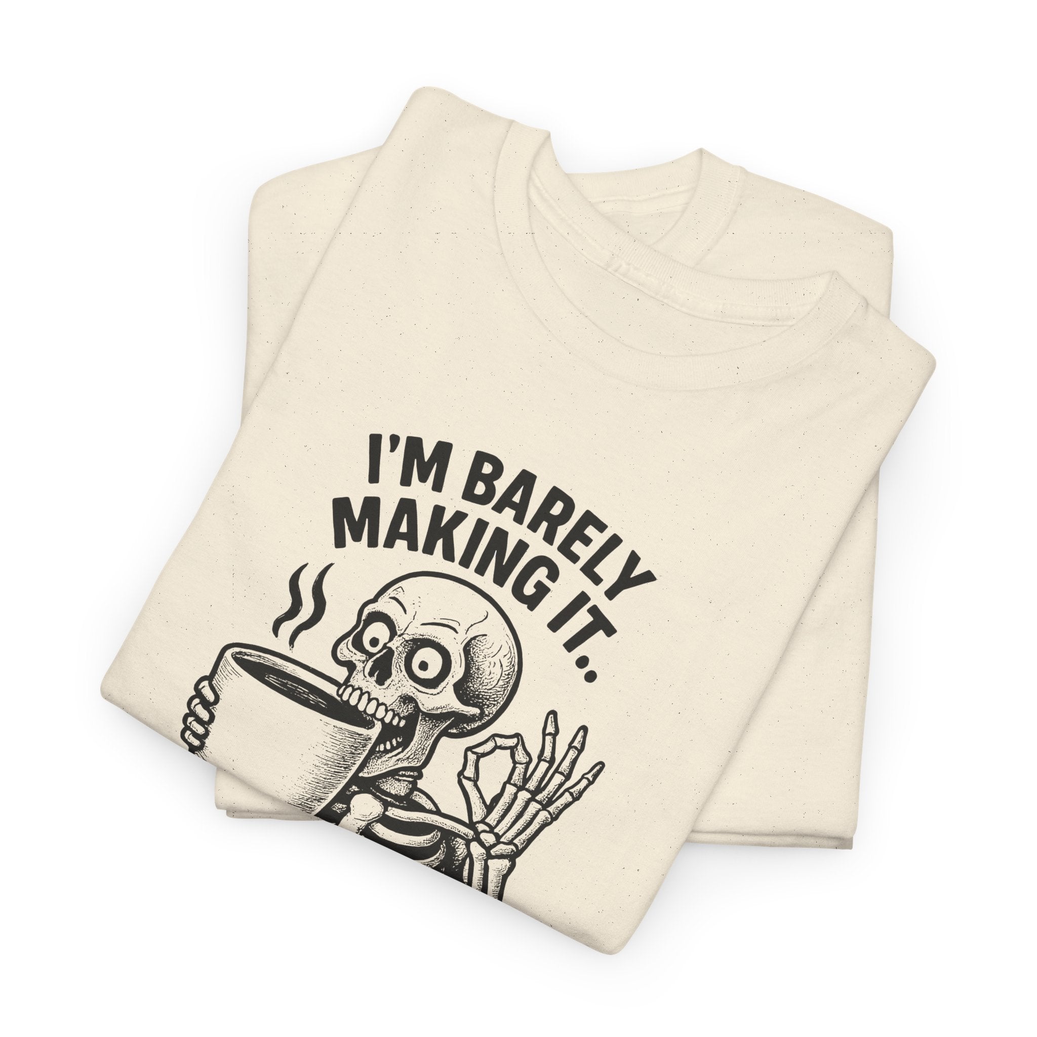 Coffee Skeleton Tee, Funny Graphic T-Shirt for Coffee Lovers, Unisex Heavy Cotton Tee, Perfect for Casual Outings, Gifts for Him/Her, [...]