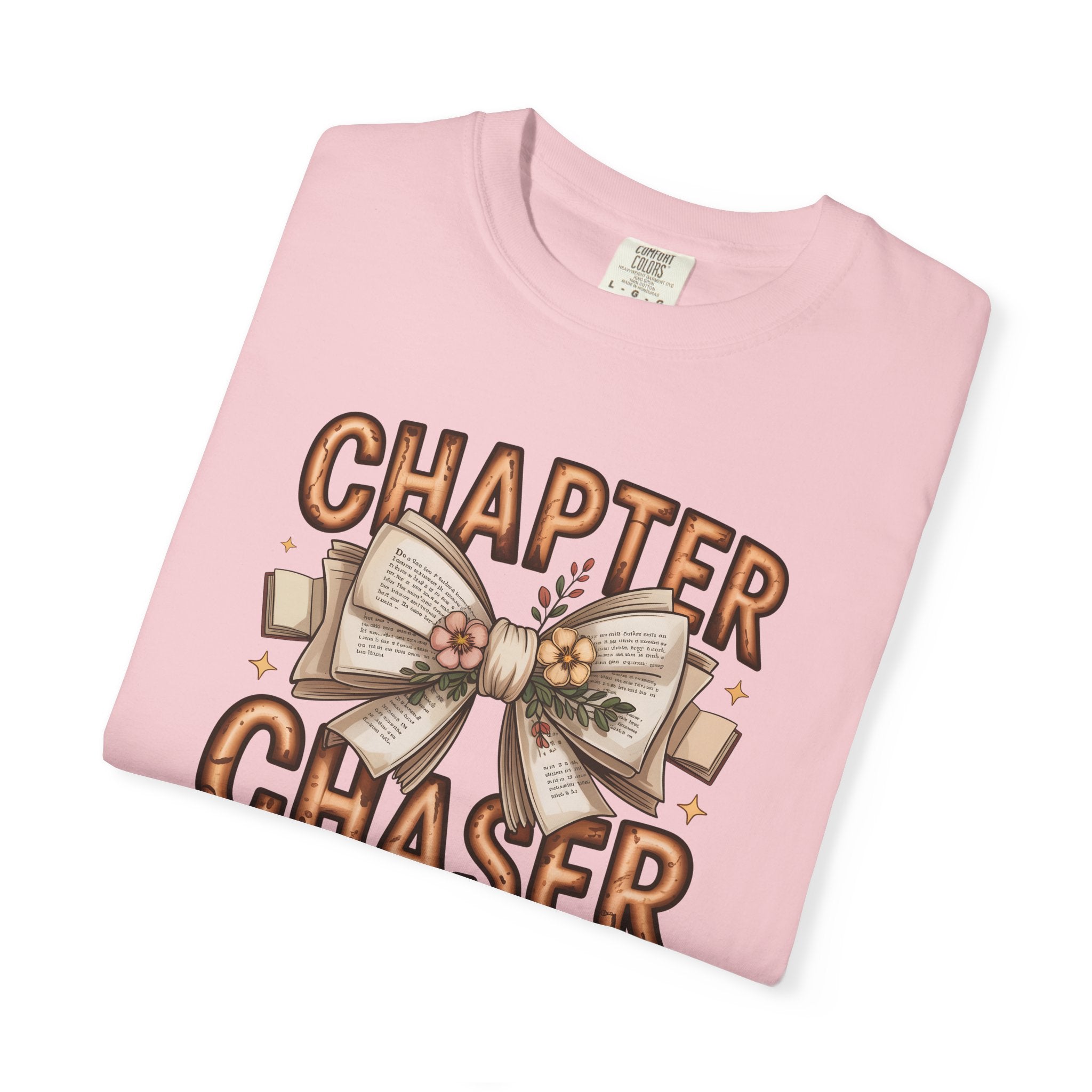 Comfort Colors® Chapter Chaser Garment-Dyed T-shirt - Cozy Gift for Book Lovers, Reading Enthusiasts, Book Club Shirt
