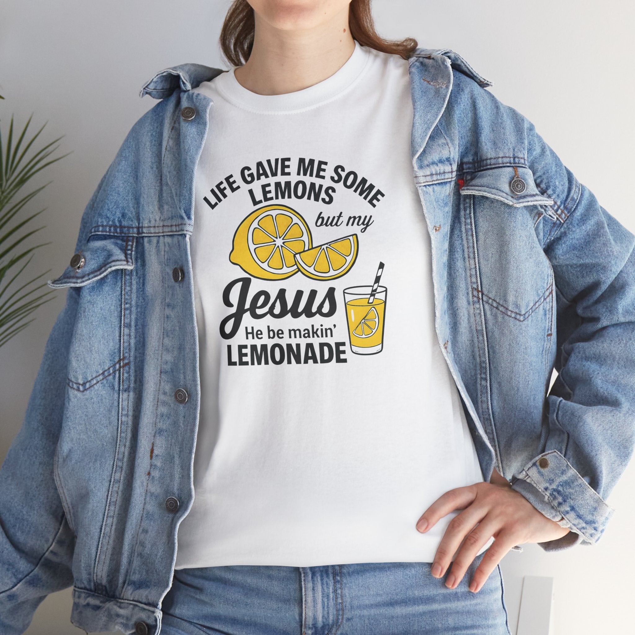 Jesus Lemonade Christian TShirt, Unisex Faith Tee