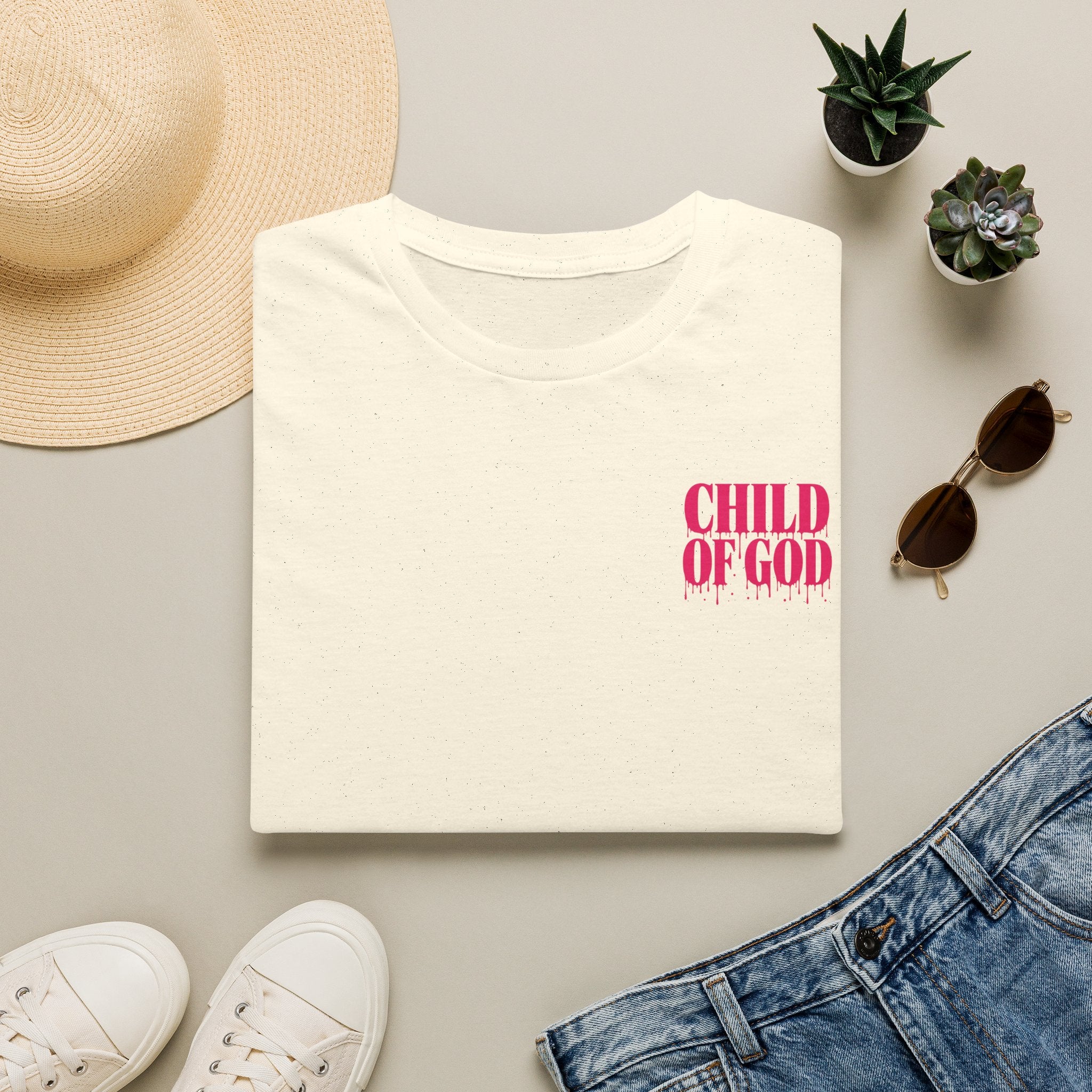 Child of God T-Shirt —Front & Back Design Galatians 3:26 Scripture Graphic Tee