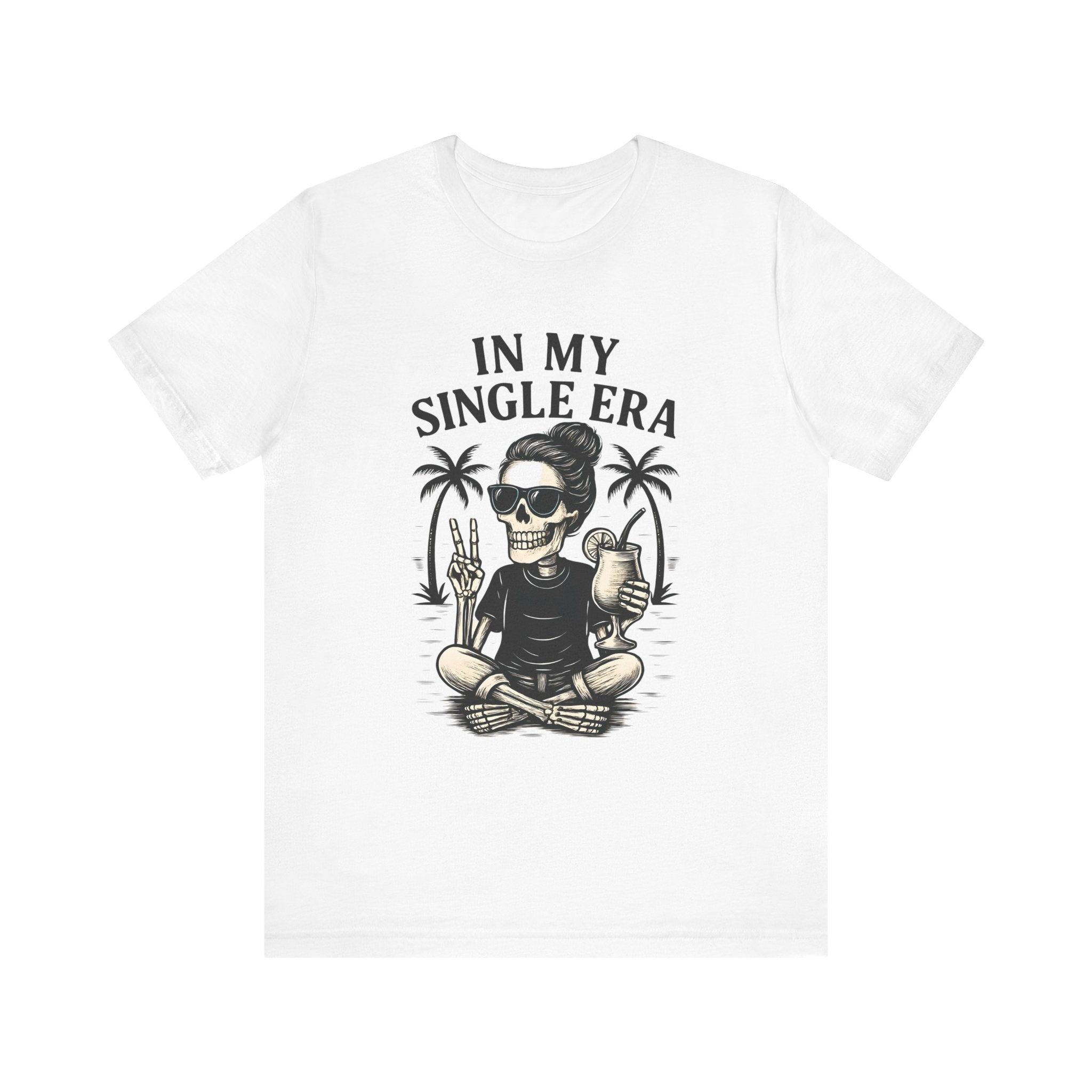 Skeleton Single Era Shirt, Funny Single Life Tee, Anti-Valentine Gift, Divorce Party Shirt, Humorous Skeleton Tee, Edgy Single Era Apparel