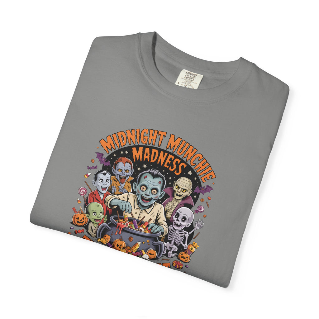 Comfort Colors Midnight Munchie Madness Halloween Shirt, Trick or Treat Tee