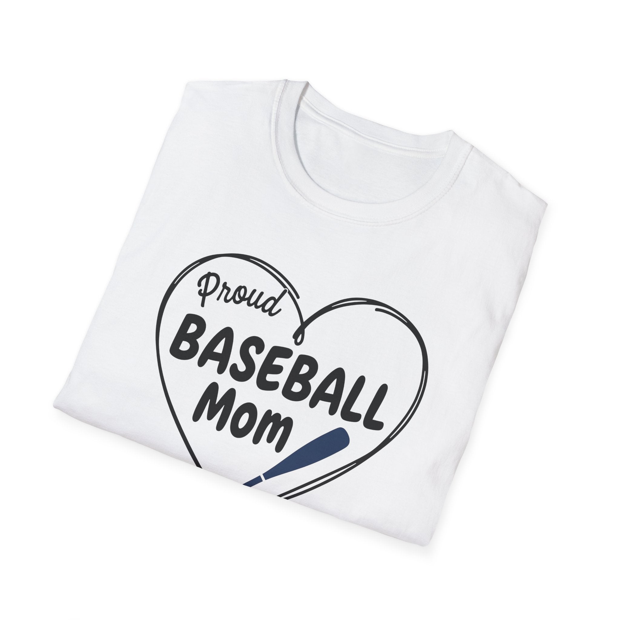 Proud Baseball Mom T-Shirt | Casual Mom Game Day Tee