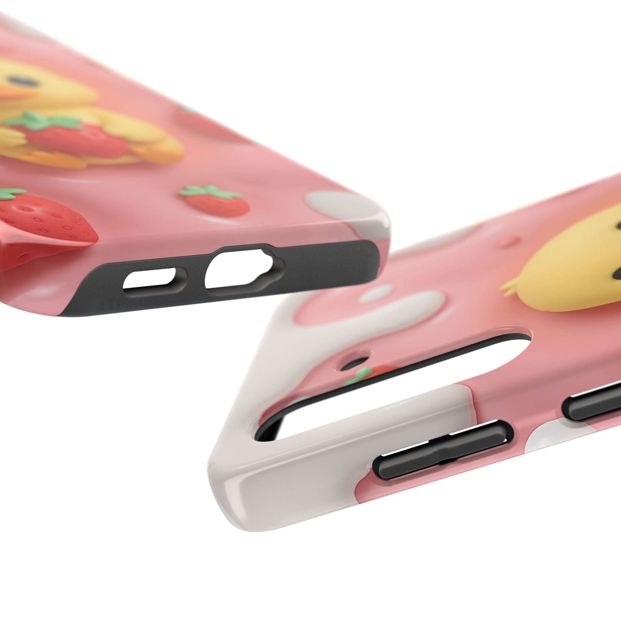 Cute Duck Phone Case for iPhone 17, 16, 15, 14, 13, iPhone Pro 16, 15, 14, 13, iPhone Pro Max 16, 15, 14, 13, Samsung S24, S23, S22, S21