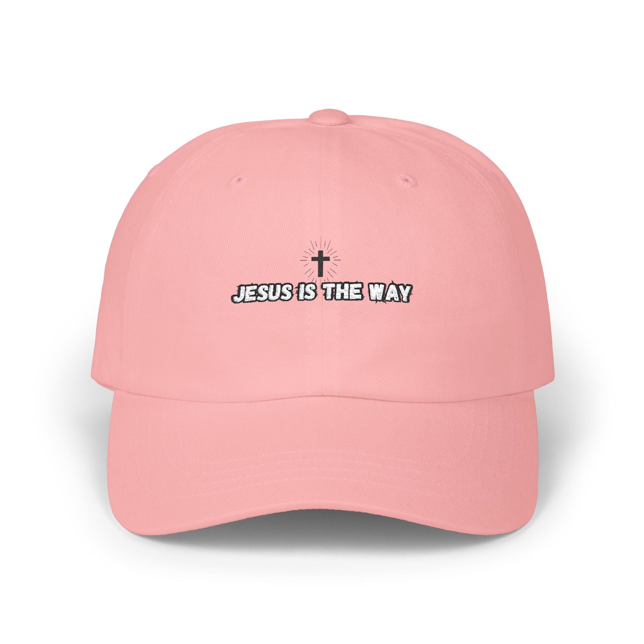 Jesus is the Way Classic Dad Embroidery Cap - Casual Hat, Religious Gift, Everyday Wear, Christian Fashion, Trendy Accessories