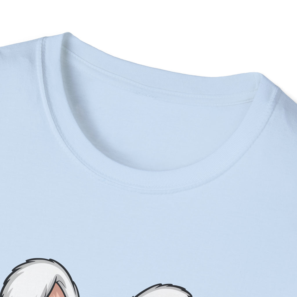 Happy Easter Bunny Ears T-Shirt | Pastel Eggs, Chicks & Flowers