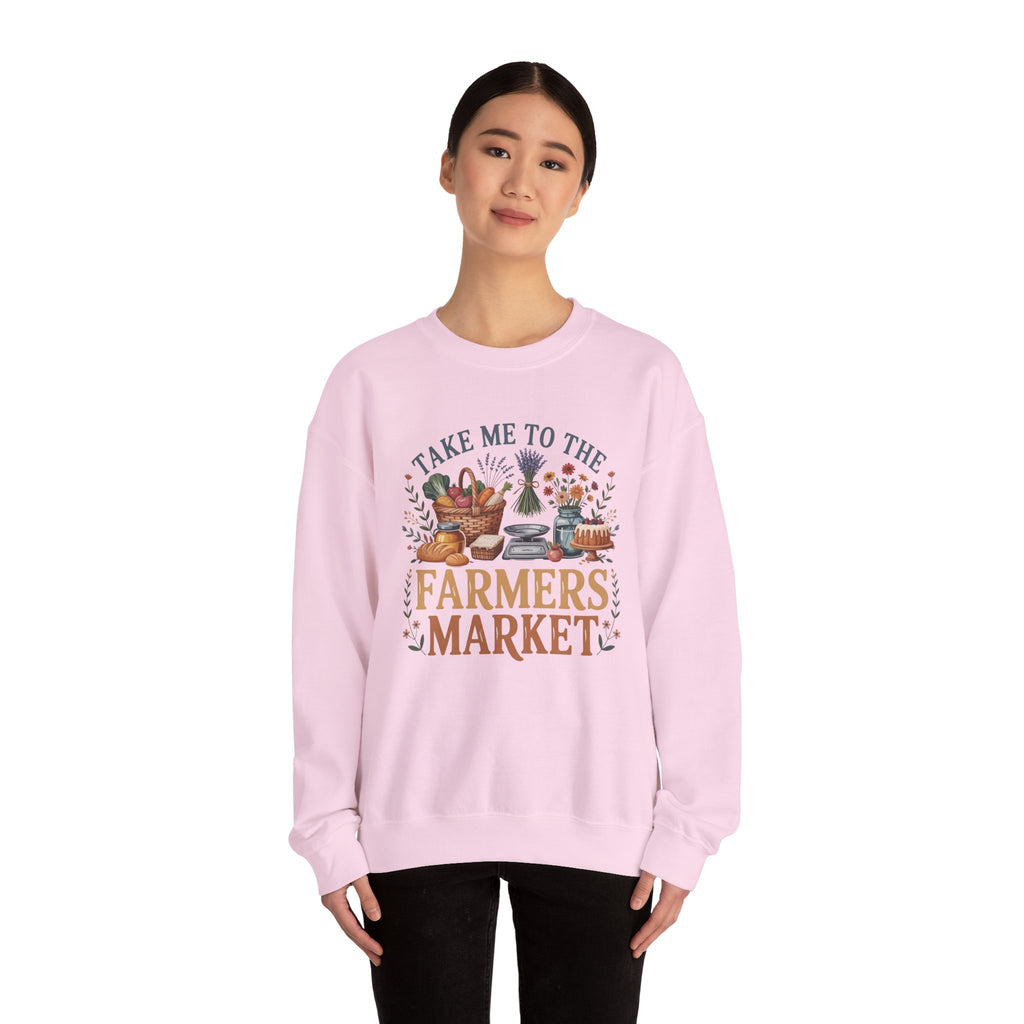 Take Me to the Farmers Market Sweatshirt | Farm Produce Graphic Crewneck