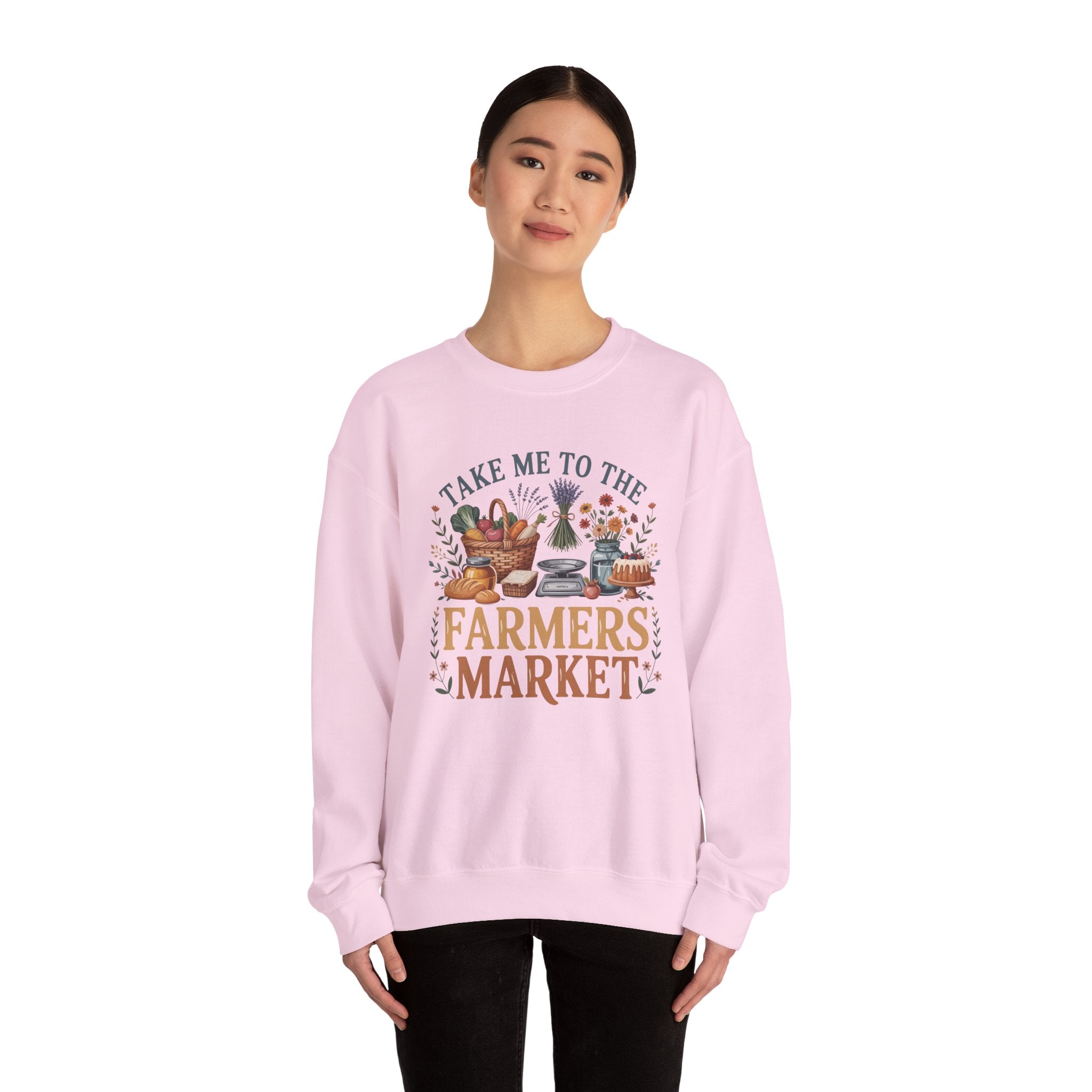 Take Me to the Farmers Market Sweatshirt | Farm Produce Graphic Crewneck