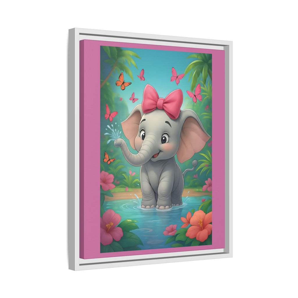 Framed Kids Elephant Wall Print, Kids Bedroom Art, Nursery Art, Baby Room Decor, Animal Art, Child's Room Gift, Playroom Wall Art