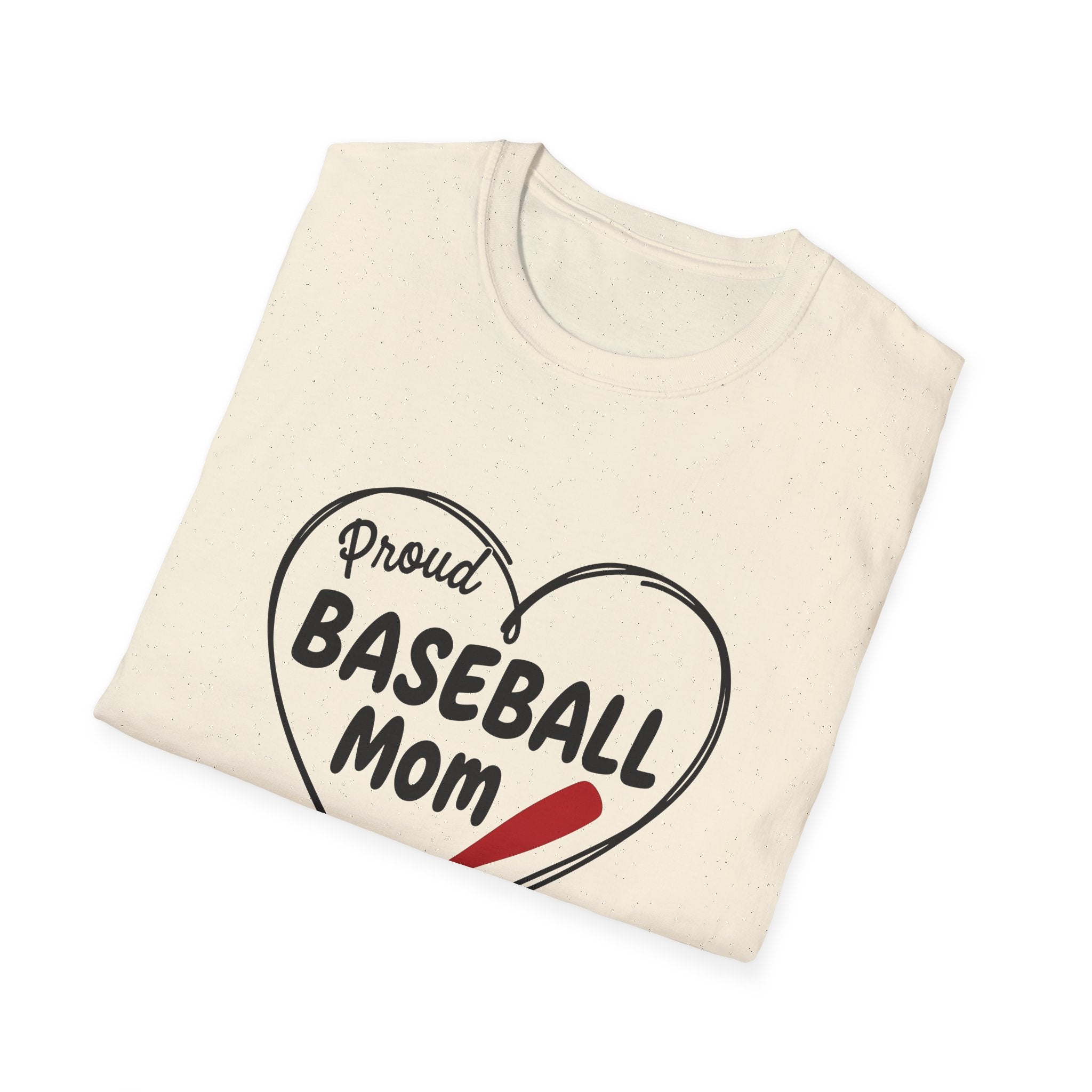 Proud Baseball Mom T-Shirt | Casual Game Day Shirt for Moms