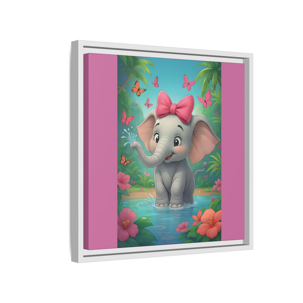 Framed Kids Elephant Wall Print, Kids Bedroom Art, Nursery Art, Baby Room Decor, Animal Art, Child's Room Gift, Playroom Wall Art