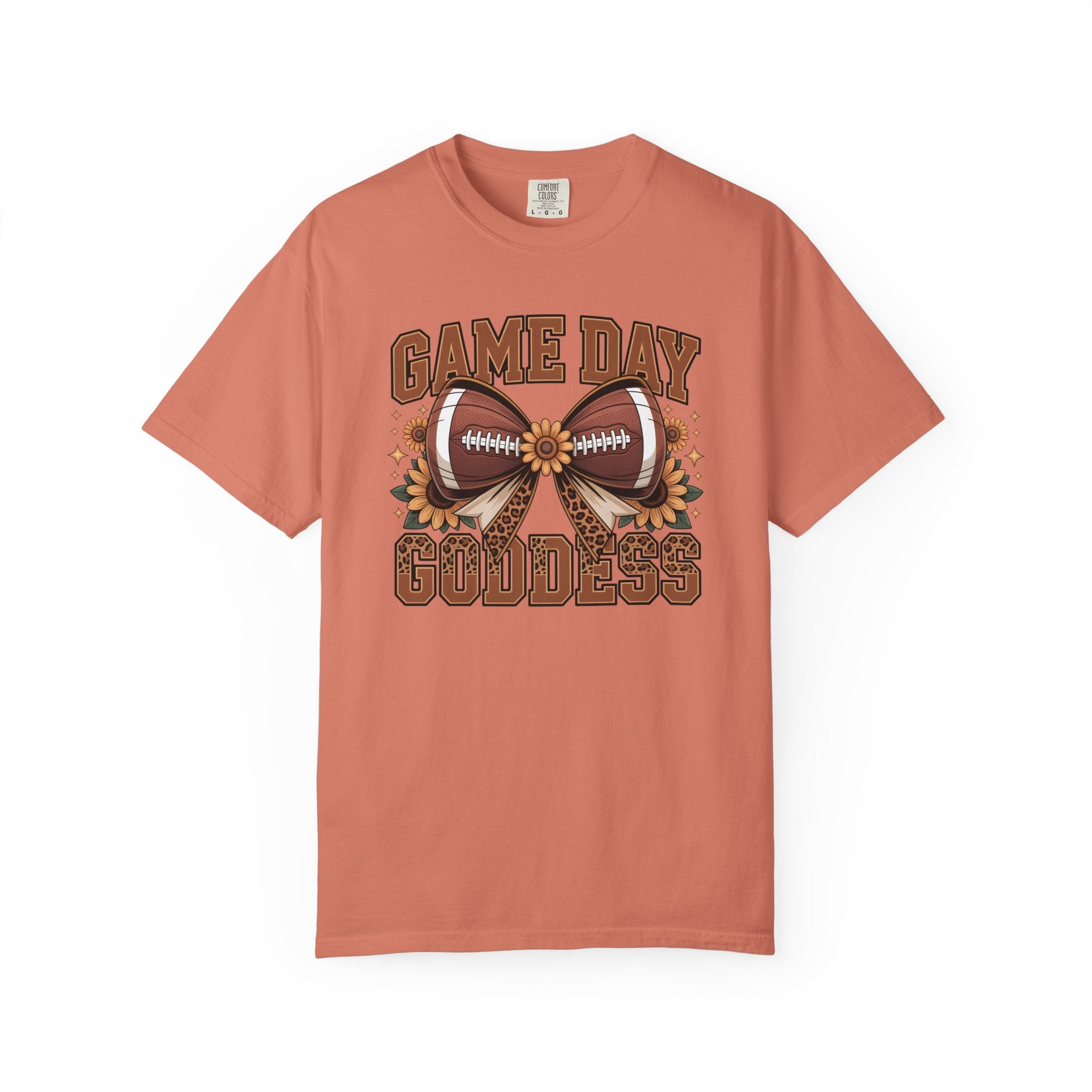 Comfort Colors®  Day Goddess T-Shirt | Football Fan Apparel, Sportswear, Game Day Outfit, Gift for Sports Lovers, Football Season Shirt