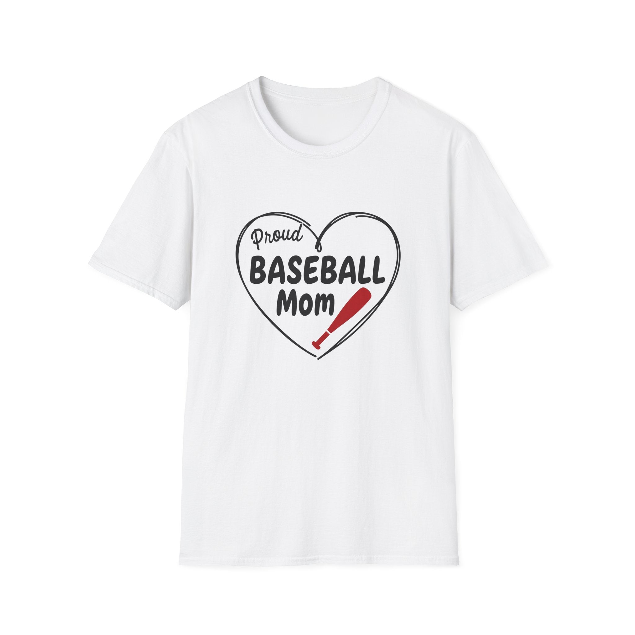 Proud Baseball Mom T-Shirt | Casual Game Day Shirt for Moms