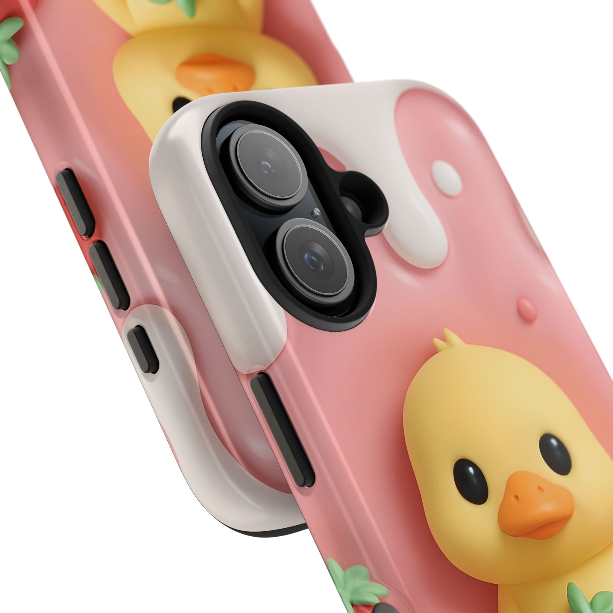 Cute Duck Phone Case for iPhone 17, 16, 15, 14, 13, iPhone Pro 16, 15, 14, 13, iPhone Pro Max 16, 15, 14, 13, Samsung S24, S23, S22, S21