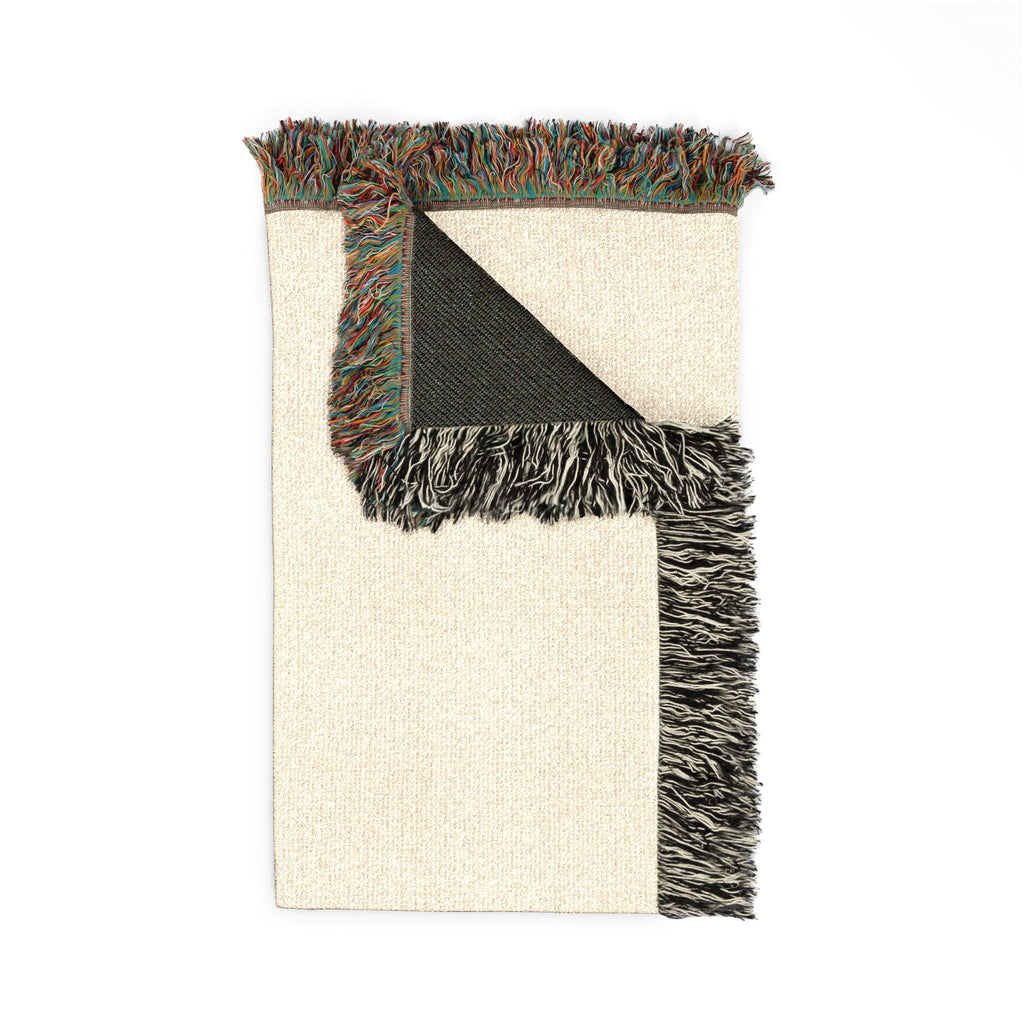 Kentucky state outline with 'Kentucky' script Woven Blanket | The Bluegrass State throw